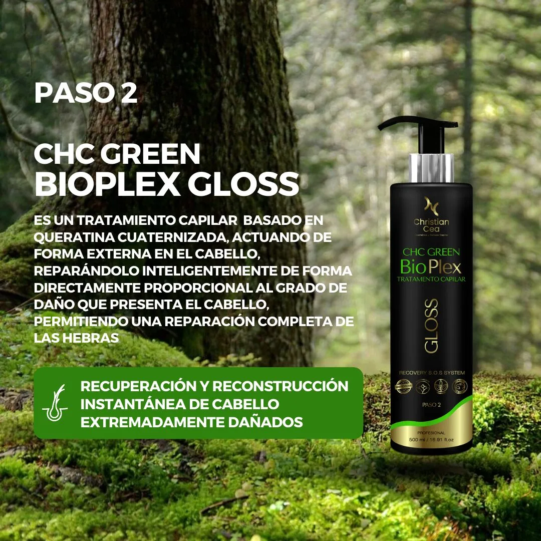 Botox SOS Green BioPlex Gloss 500ml - Reparación Externa - Imagen 2