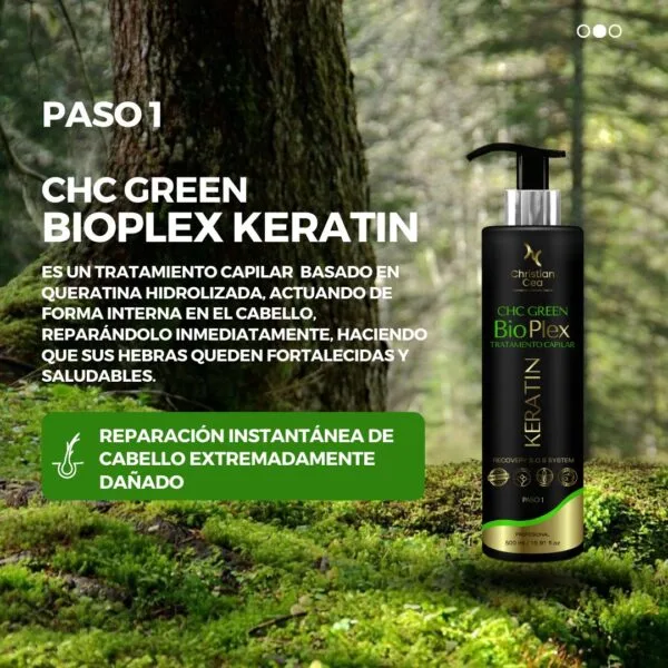 Botox SOS Green BioPlex Keratin 500ml - Reparación Interna - Imagen 2