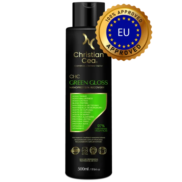 Alisado Vegano Green Gloss Nanoproteínas 500ml - Imagen 2