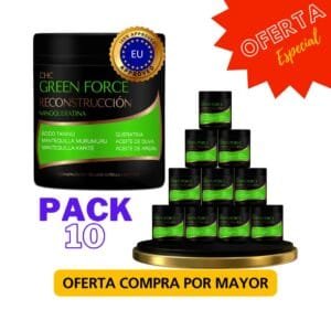 Pack 10 Green Force Reconstrucción 500gr