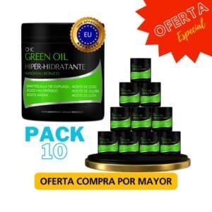 Pack 10 Green Oil Hiperhidratante 500gr