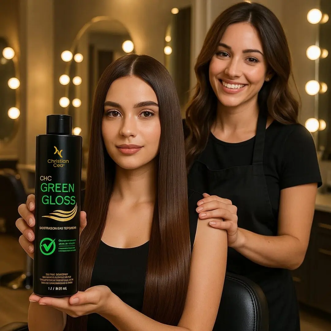 Alisado Vegano Green Gloss Nanoproteínas 1Lts - Imagen 5